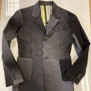 Custom Tailored Casual / Sports Jacket (black / silver)